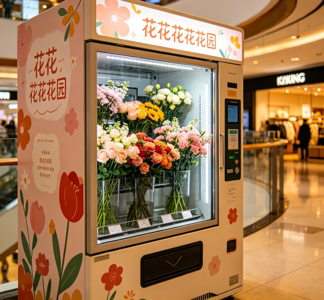 are flower vending machines profitable