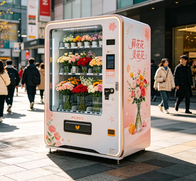 are flower vending machines profitable