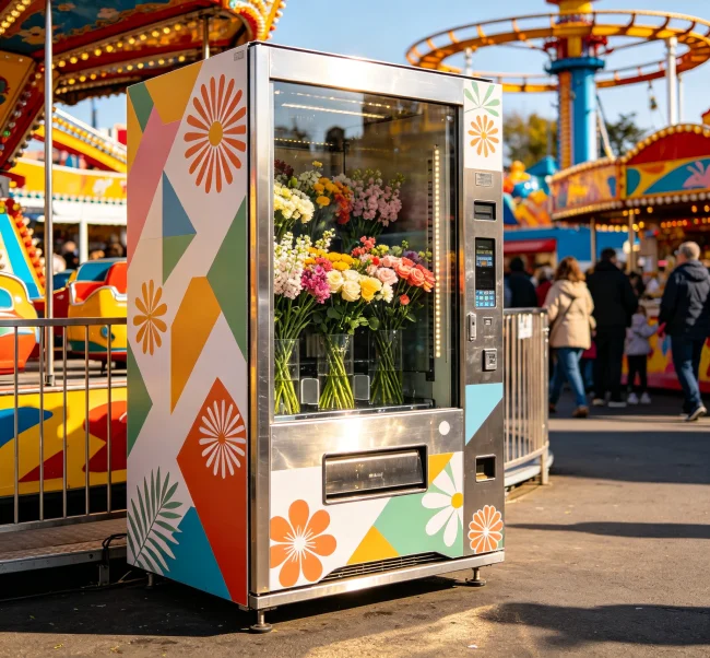 are flower vending machines profitable