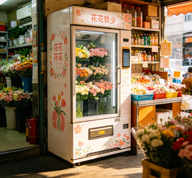 are flower vending machines profitable