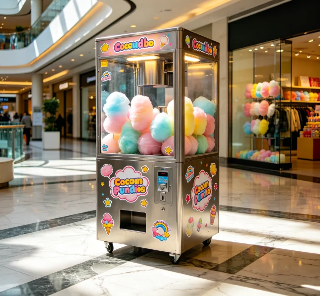 Best Locations for Cotton Candy Vending Machines