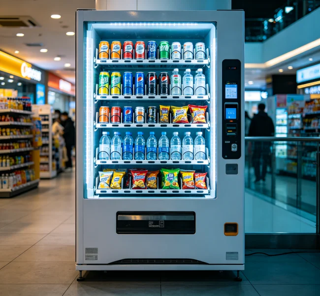 How much does a vending machine cost in Malaysia?