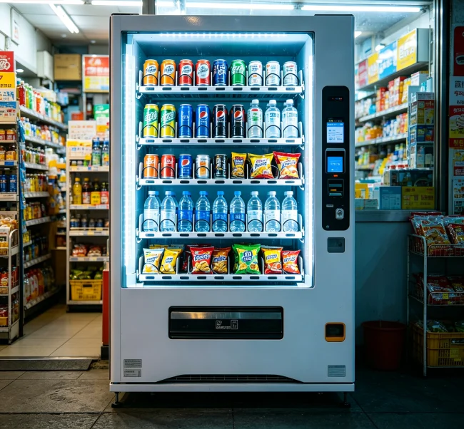How much does a vending machine cost in Malaysia?