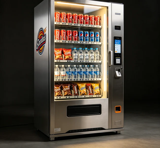 How much does a vending machine cost in SG?