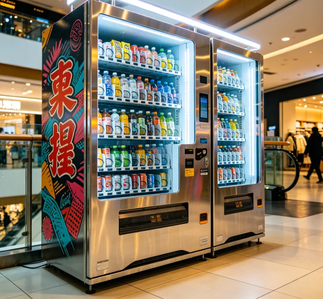 How much does a vending machine cost in UAE?