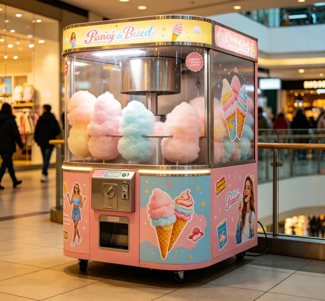 How to Start a Cotton Candy Vending Machine Business – 2026 Costs, Profits & Steps