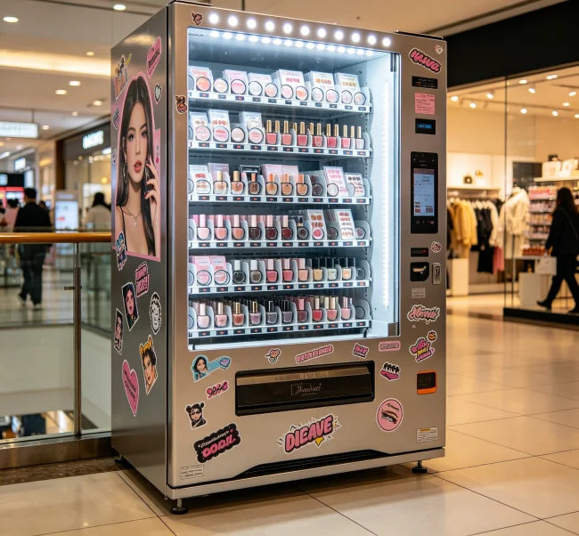 how to start nail vending machine business