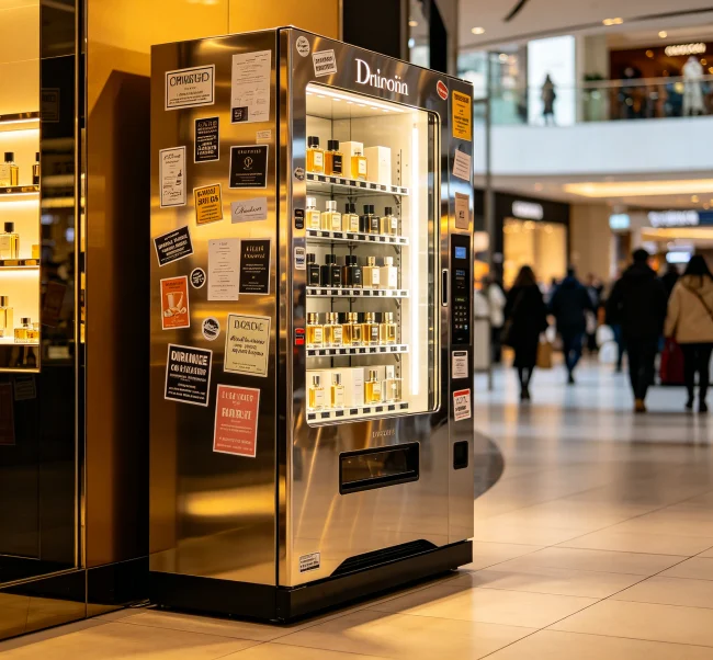 perfume vending machine for sale