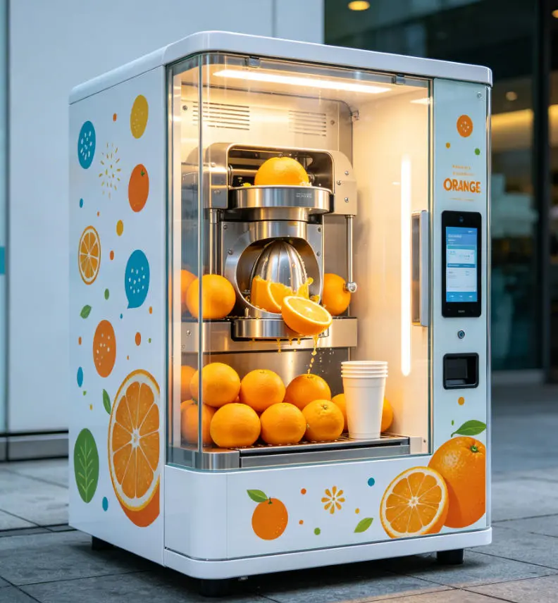 Orange Juice Vending Machine Singapore