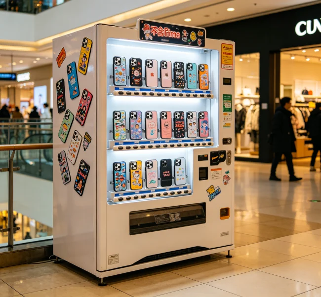 what is a phone case vending machine