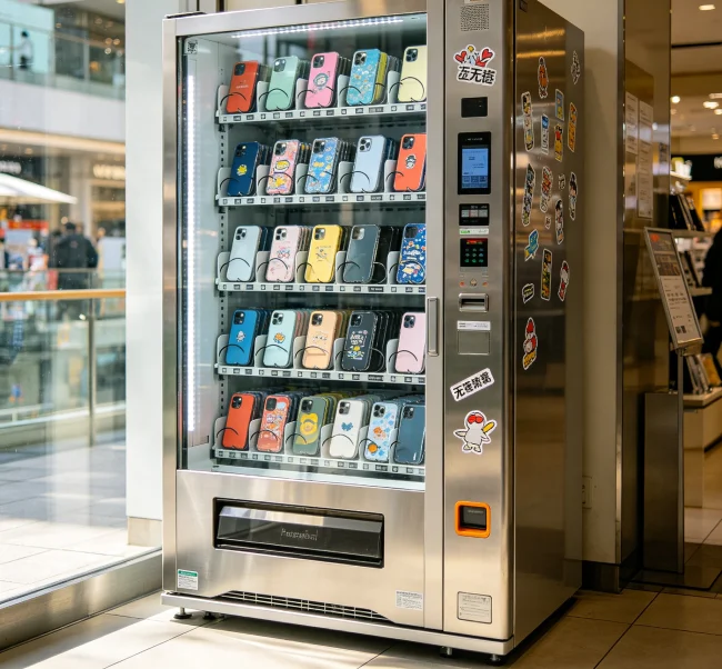 what is the cost of a phone case vending machine