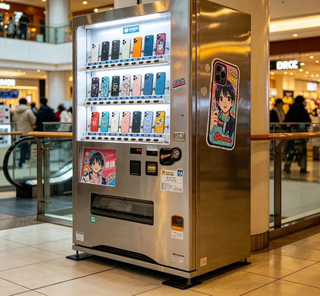 who are the suppliers of phone case vending machines